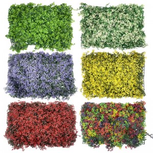 DYG Симулация Пластмасова висяща зелена система Изкуствени цветни фонове за растения Стена за продажба
