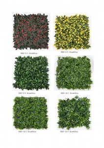 Okooko osisi arụrụ arụ Boxwood ahịhịa 50*50cm Ubi n'azụ ogige Nzu Greenery Wall Decor Backdrop Panel Topiary Hedge Plant