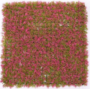 ดอกไม้ประดิษฐ์ Boxwood หญ้า 50*50 ซม.สวน Backyard รั้ว Greenery Wall Decor ฉากหลังแผง Topiary Hedge พืช