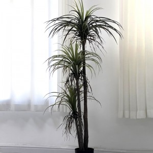 Realistische Yucca boom nep plastic boom kunstmatige dracaena plant boom voor huisdecoratie