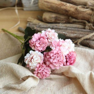 Kugel-Chrysantheme, kleine Handblume, künstliche Blume, Party-Tische, Dekorationen, Blumenstrauß, echt aussehende Blume