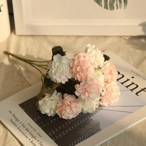 Golyós krizantém kis kézi virág Művirág Parti asztalok Dekorációk Csokor Valódi Kinézetű Virág