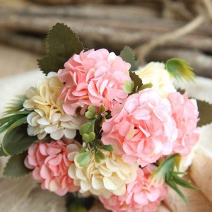 Ball Chrysanthemum Small Hand Flower Artificial Flower Party Tables Decorations Bouquet Real Looking Flower