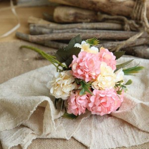 Kugel-Chrysantheme, kleine Handblume, künstliche Blume, Party-Tische, Dekorationen, Blumenstrauß, echt aussehende Blume