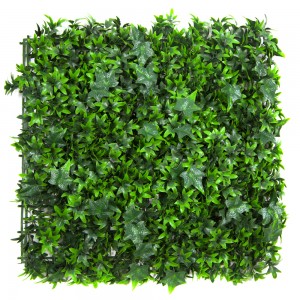 ພືດທຽມ Wall Vertical Garden Plastic Plant Hedge Wall Boxwood Hedge Panel for Home Decoration