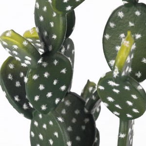Plantes verdes del desert tropical d'interior de plàstic plantes de cactus suculents artificials amb test per a la decoració de la llar
