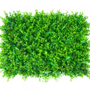 Artificial Grass Wall Panels Plastic Greenery Plant Wall Grass Artificial Grass Wall Backdrop For Home Restaurant Indoor Decor