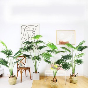 High quality artificial fan palm tree faux palm tree and plants for Sale