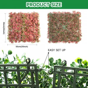 Artificial Hedge Plant, Greenery Panels Suitable for Both Outdoor or Indoor use, Garden, Backyard andor Home Decorations