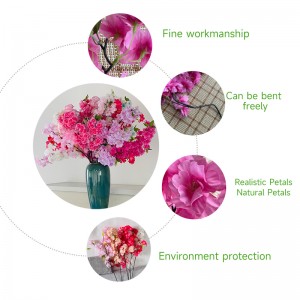 Τεχνητά λουλούδια Κλαδιά Κερασιάς με φύλλο για Στολισμό Γάμου