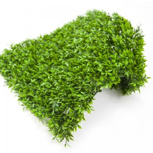 Faux Boxwood Hedge Green Grass Panels Anti-UV Outdoor Indoor Decoration Artificial Plant Grass Walls