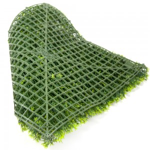 WHDY پانل دیوار سبز مصنوعی سفارشی شاخ و برگ شمشاد 50 * 50 سانتی متر برای دکوراسیون فضای داخلی داخلی