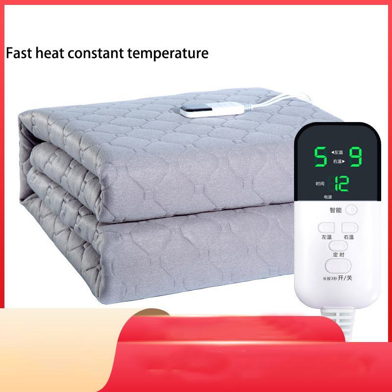 Double dual control heating blanket