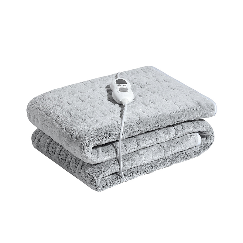 Grey flannel heating blanket