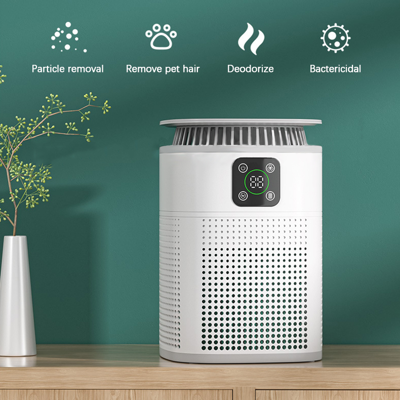 Odor removing air purifier