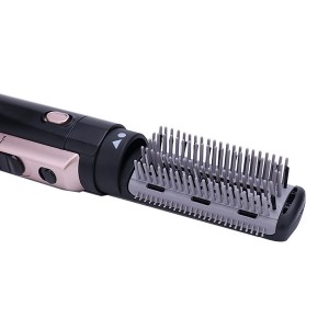 Two-in-one electric ceramic glaze hot air comb
