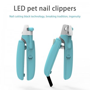 LED Blue Pet Nail Clippers