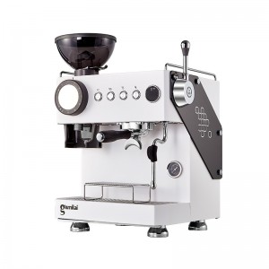 Semi-automatic commercial multi-boiler grinder coffee machine