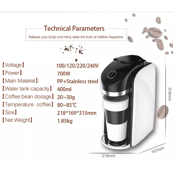како делонгхи потпуно аутоматска машина за кафу у зрну у шољицу