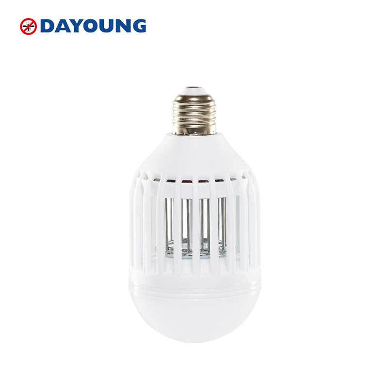 DYT-80 2 in 1 Bug Zapper Bulb Insect Pest Control LED Bulb Light Fly Trap With Patent Mosquito Killer Lamp