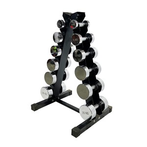 Wholesale 20kg Dumbbell Adjustable Supplier - Home gym training fitness workout weight lifting dumbbell rack set commercial weight rack – Hongyu