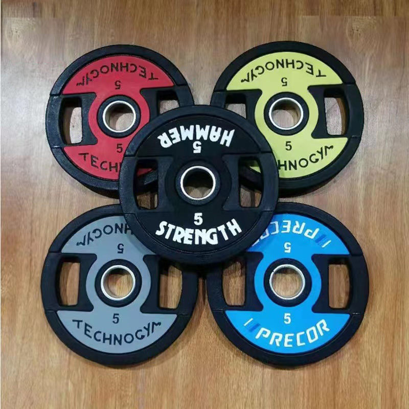 Custom Colored 2.5kg 5kg 10kg 15kg 20kg weight plates with rubber coated