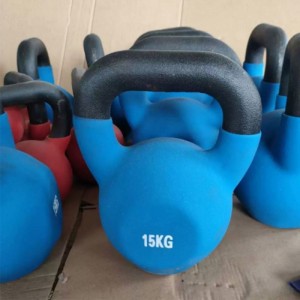 China Wholesale Pvc Kettlebell Suppliers - New Rising Multi Functional Weight Manufacture Fitness Matte Dipped Cast Iron Kettle Bell – Hongyu