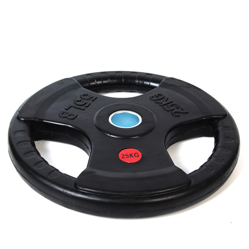 China Wholesale Weight Plates Barbell Factories - bumper cast iron and rubber coated weight plate – Hongyu