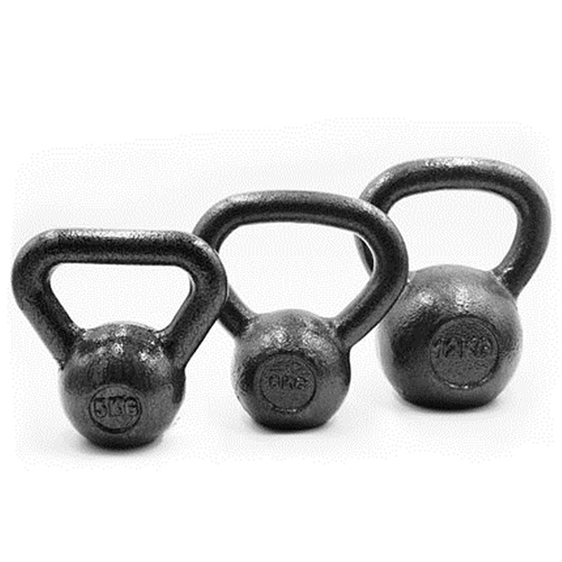 China Wholesale Gym Kettlebell Manufacturers - Black Color 10kg cast iron kettlebell – Hongyu