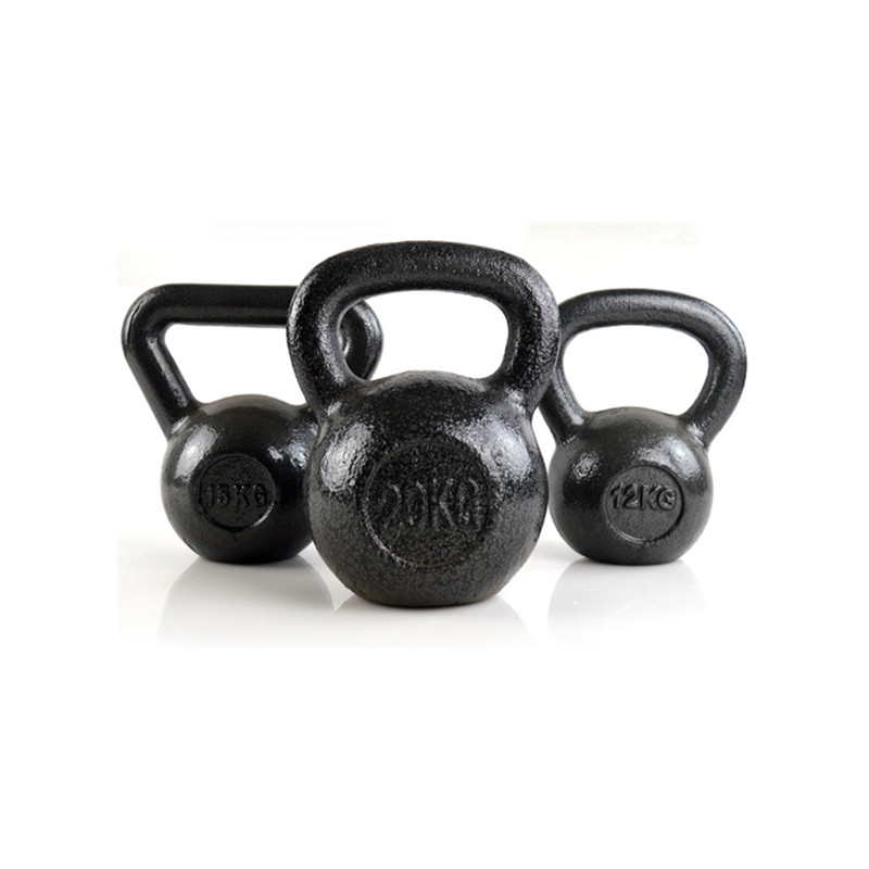 China Wholesale Vinyl Coated Kettlebell Suppliers - Top Grade black cast iron Kettelbel factory direct sale cheapest price crossfitness kettelbell – Hongyu