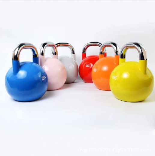 China Wholesale Customized Color For Kettlebell Factories - wholesale commercial grade coloured cast iron competition kettlebell – Hongyu