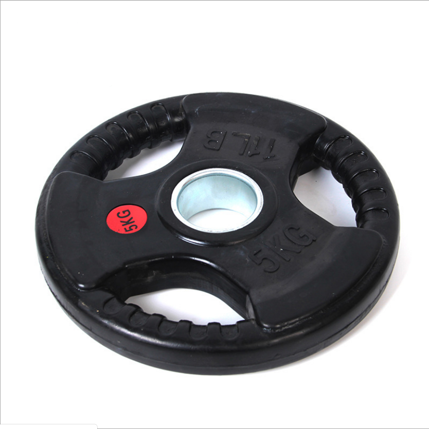 China Wholesale Standard Barbell Plate Manufacturers - cast iron and rubber coated weight plate – Hongyu