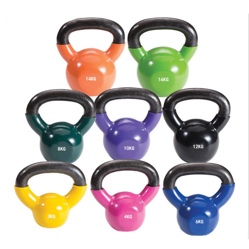 China Wholesale Kettlebell Cast Iron Manufacturers - Cheap Price Gym Equipment Kettlebells Set Colorful Weight Competition Steel Kettlebell – Hongyu