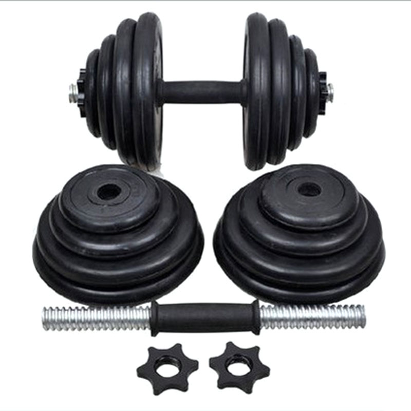 China Wholesale Colorfull Women Dumbbell Factories - Black Cast Iron Dumbbell Set Weights – Hongyu