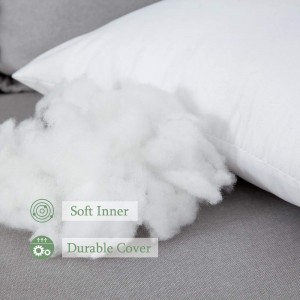 Futje jastëku Hipoalergjike Dekor për divanin e shtratit drejtkëndësh