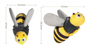 Méh alakú kisállat rágójátékok Interaktív harapás nyikorgó kutyajátékok Agresszív kutyarágójátékok