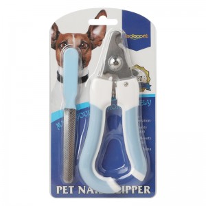 Професионални тример за нокте за мачке и псе од нерђајућег челика комплет за негу кућних љубимаца