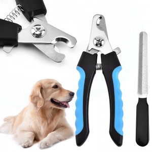 Propesyonal nga Stainless Steel Dog Claw Trimmer Pet Nail Clipper