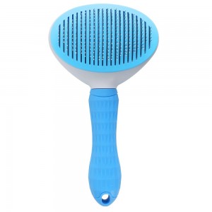 Customized Self Cleaning Pet Grooming Tools Dog Hair Remover Brush