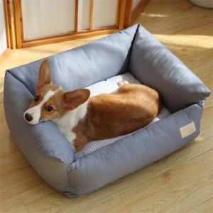 Luksuzna bombažna mehka udobna ortopedska pasja postelja