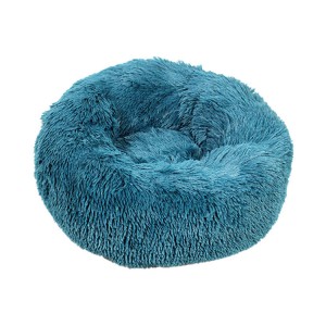 Hot Sale Roo Comfortable Faux Fur Donut Bed Dog Bed