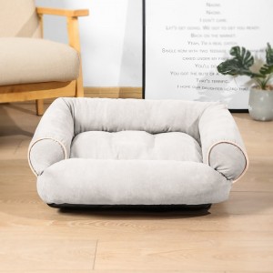 Grande sofá-cama ortopédico respirável interno luxuoso para cães