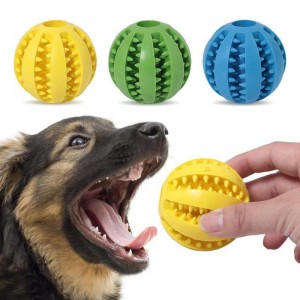 Palline per giocattoli per la dentizione del cane durevoli e non tossiche di vendita calda