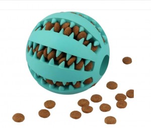Kuummüük mittetoksiliste vastupidavate koerte hammaste võtmise mänguasjade pallid