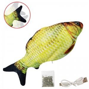 Wholesale Custom USB Chargeable Simulated Fish Laruan