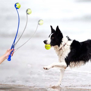 Karštai parduodamas interaktyvus dresuojamas šunų teniso kamuoliukų paleidiklis