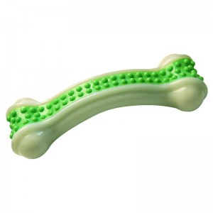 Nylonová guma ve tvaru kostí a zubů pro výcvik psů žvýkací hračky