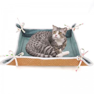 Sadaya usum Sadaya-Tujuan Bisa Diumbah sareng Breathable Dog Cat Bed