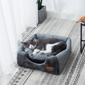 כרית שינה נוחה מקורה רכה חמה מערת חתול