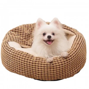 Winter Warm Comfortable Semi-enclosed Cat Dog Bed